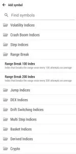 Range Break Indices
